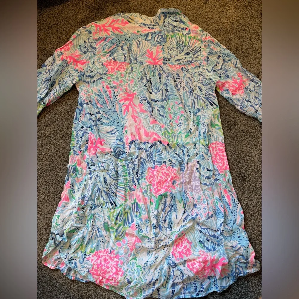 Lilly Pulitzer Shirtdress Coverup - Picture 4 of 4